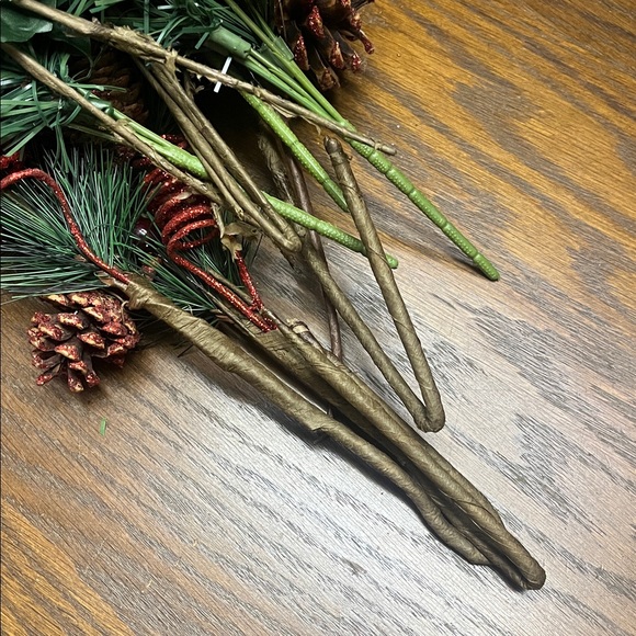 Festive Red and Green Holiday Berry Arrangement - Picture 2 of 7